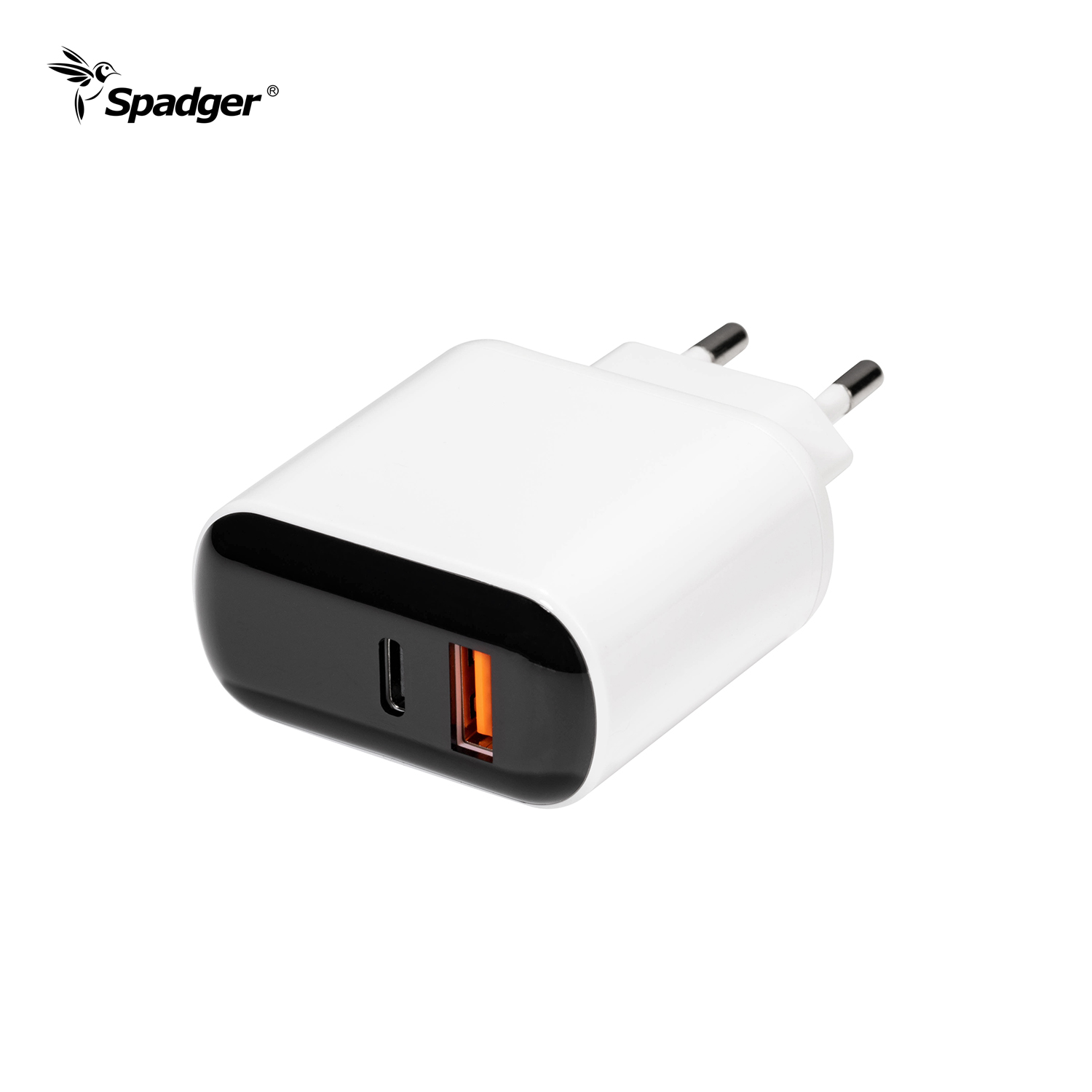 C5,USB A+C PD fast charger Set LED display foldable Wall power adapter 18W USB fast charger for Phone