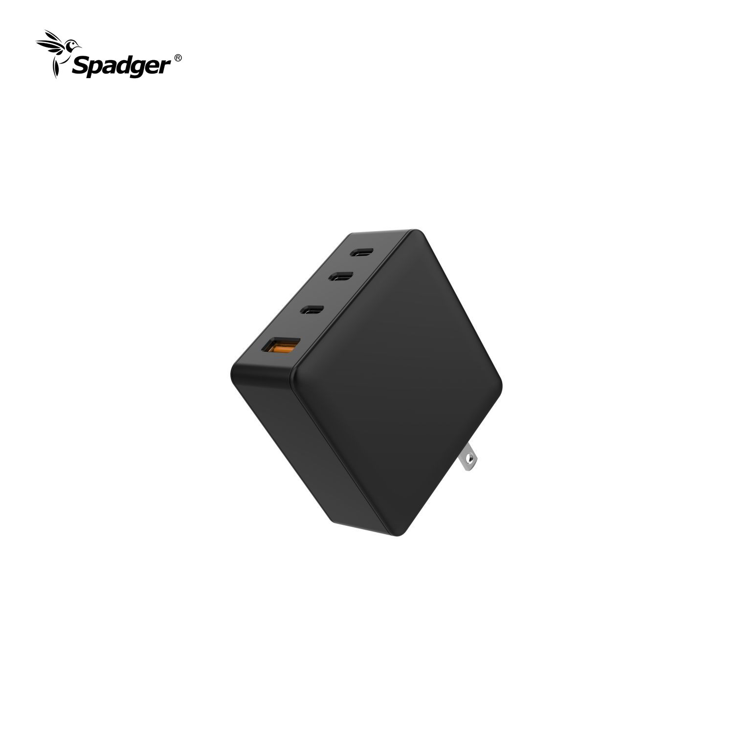 USB C Wall Charger, 4 Ports USB Travel Charger 120W Foldable PD 3.0 GaN Charger Power Adapter Compatible with iPhone,laptop