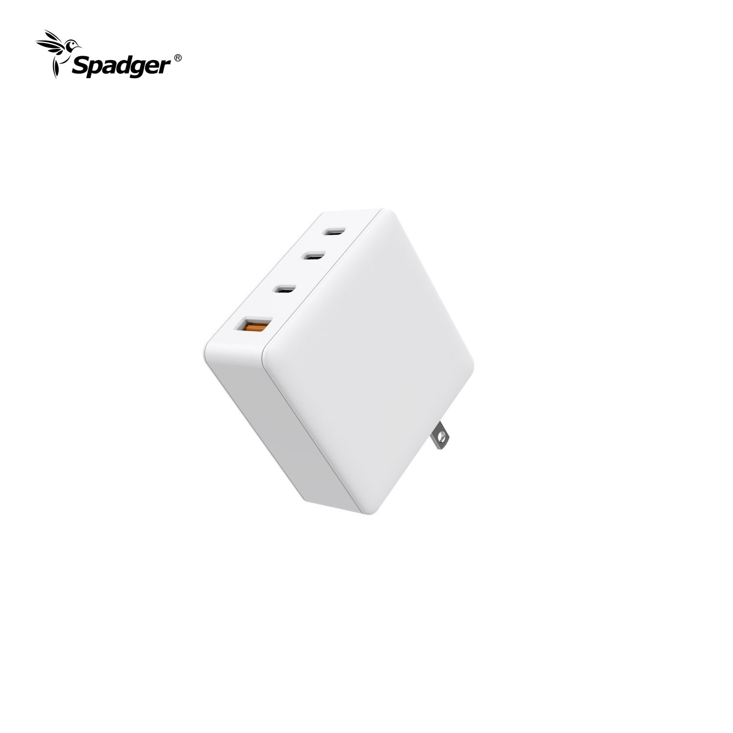 USB C Wall Charger, 4 Ports USB Travel Charger 120W Foldable PD 3.0 GaN Charger Power Adapter Compatible with iPhone,laptop