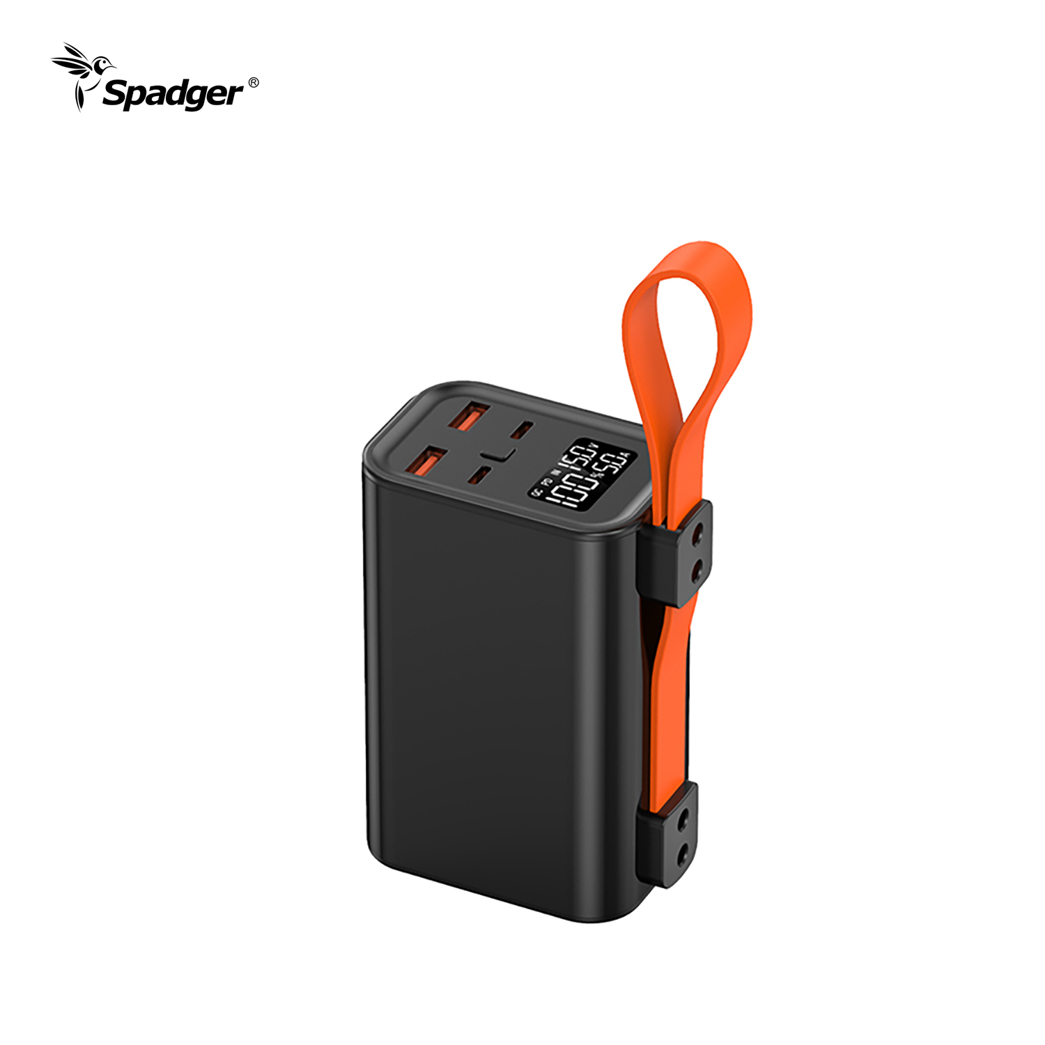 PD fast charging power bank 30000mAh 65W power station Mobile laptop Portable Charger with Flashlight