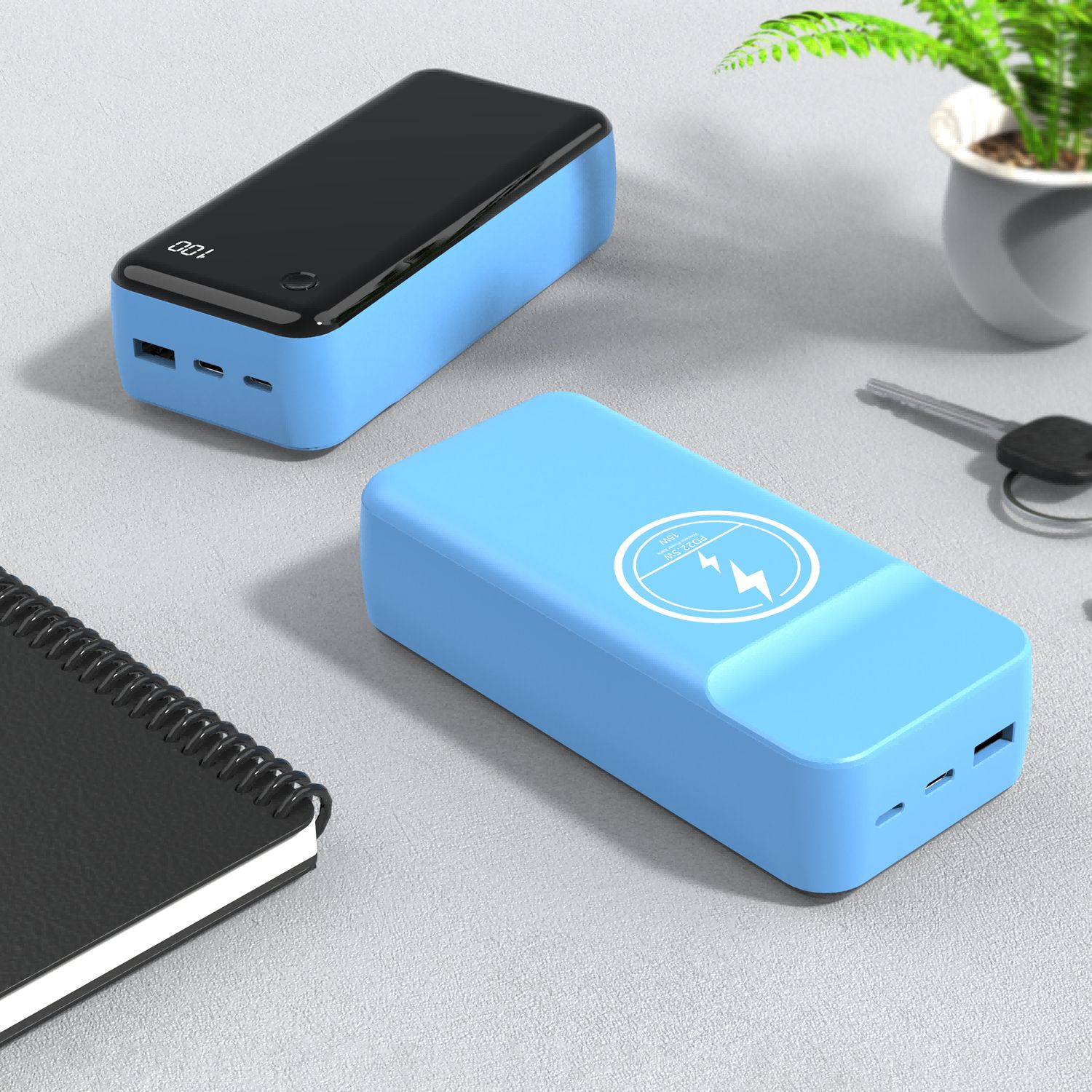 Original Factory QI Wireless power bank 30000mah 22.5W portable Magnetic Charger High capacity magsafe battery bank