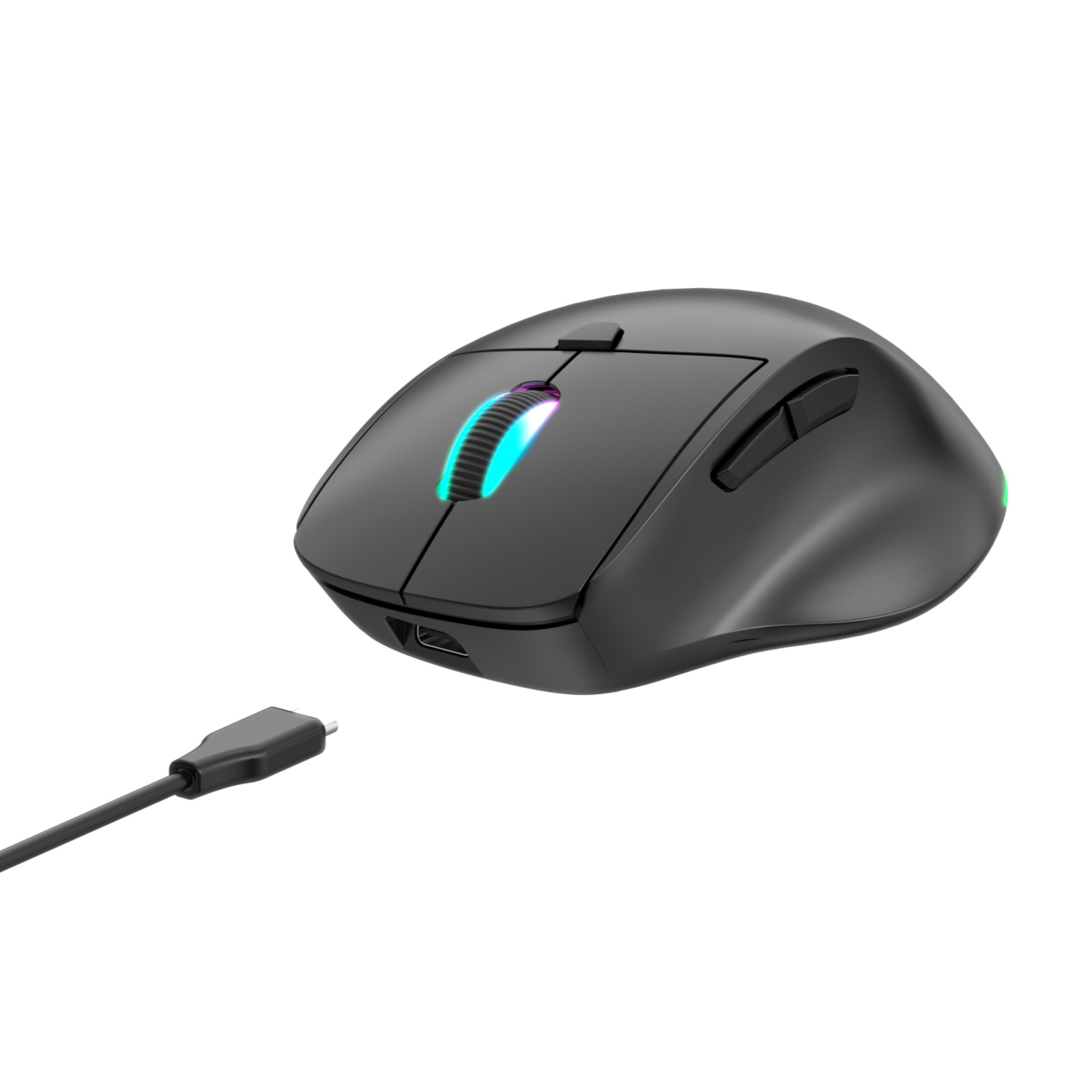 Ergonomic Wireless Mouse Ultra-Lightweight 1.72 oz (49 g) Optical Switch with RGB Equivalent Mouse