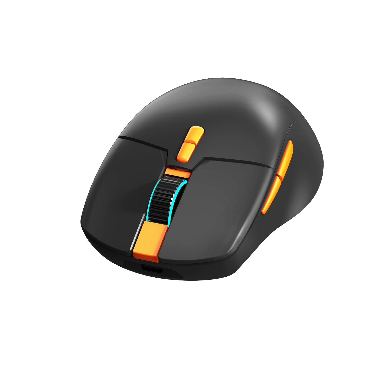 GM-X7 Gaming Mouse, Bluetooth + 2.4G Wireless + Wired, 7 Keys, Adjustable DPI (800-16000), RGB Backlight, Hot-Swappable Switches, 500mAh Battery, 1000Hz Polling Rate, Type-C 2m Braided Cable, Switch Puller Included