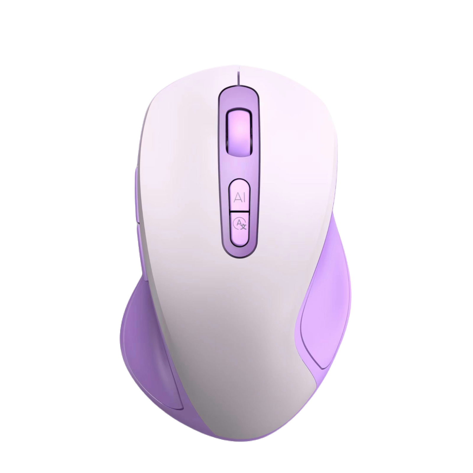 7D Smart Wireless BT & 2.4G Voice AI Mouse, DPI 800/1200/1600, 500mAh Battery, ChatGPT Integration for Smart Answers & Document Generation, Voice Assistant for Search & Commands, Customizable Buttons, ABS Material, Type-C Cable, Black/Green/Orange/Purple