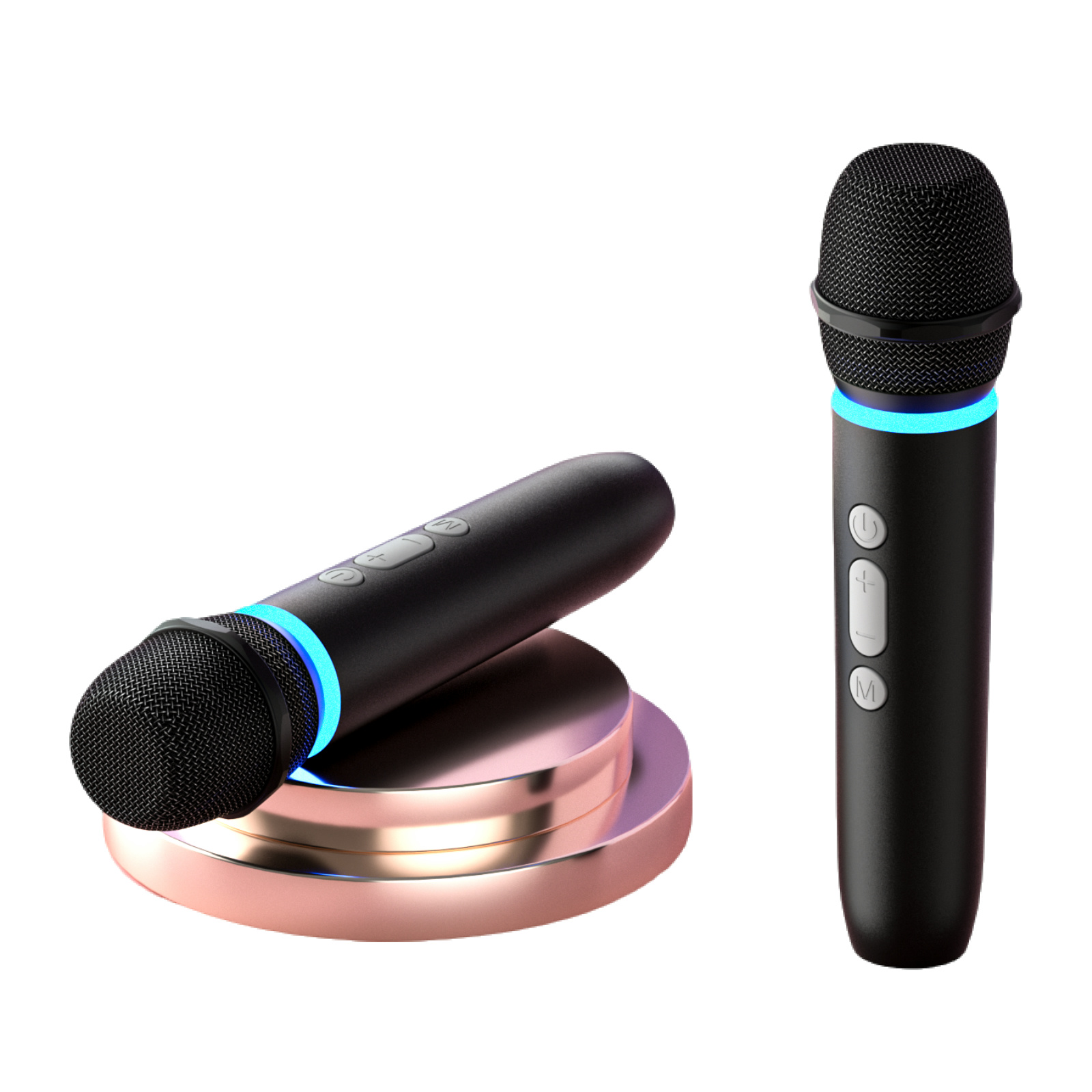 Wireless Microphone, 2.4G Connection, Dynamic Wheat Mitou, 800mAh Battery, 20+ Hours Battery Life, 100Hz-10kHz Frequency Range, DC 5V TYPE-C Charging, Plastic + Metal Mesh Head, 10M Range