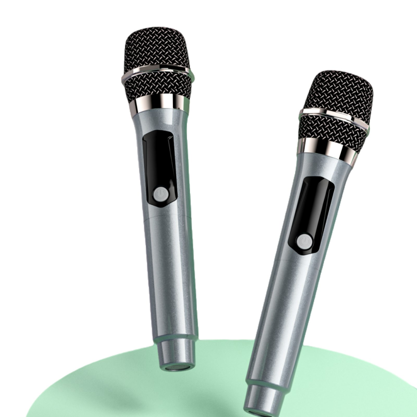 Wireless Microphone, 2.4G Connection, Dynamic Wheat Mitou, 800mAh Battery, 70+ Hours Battery Life, 100Hz-10kHz Frequency Range, DC 5V TYPE-C Charging, Plastic & Metal Mesh, 10M Range