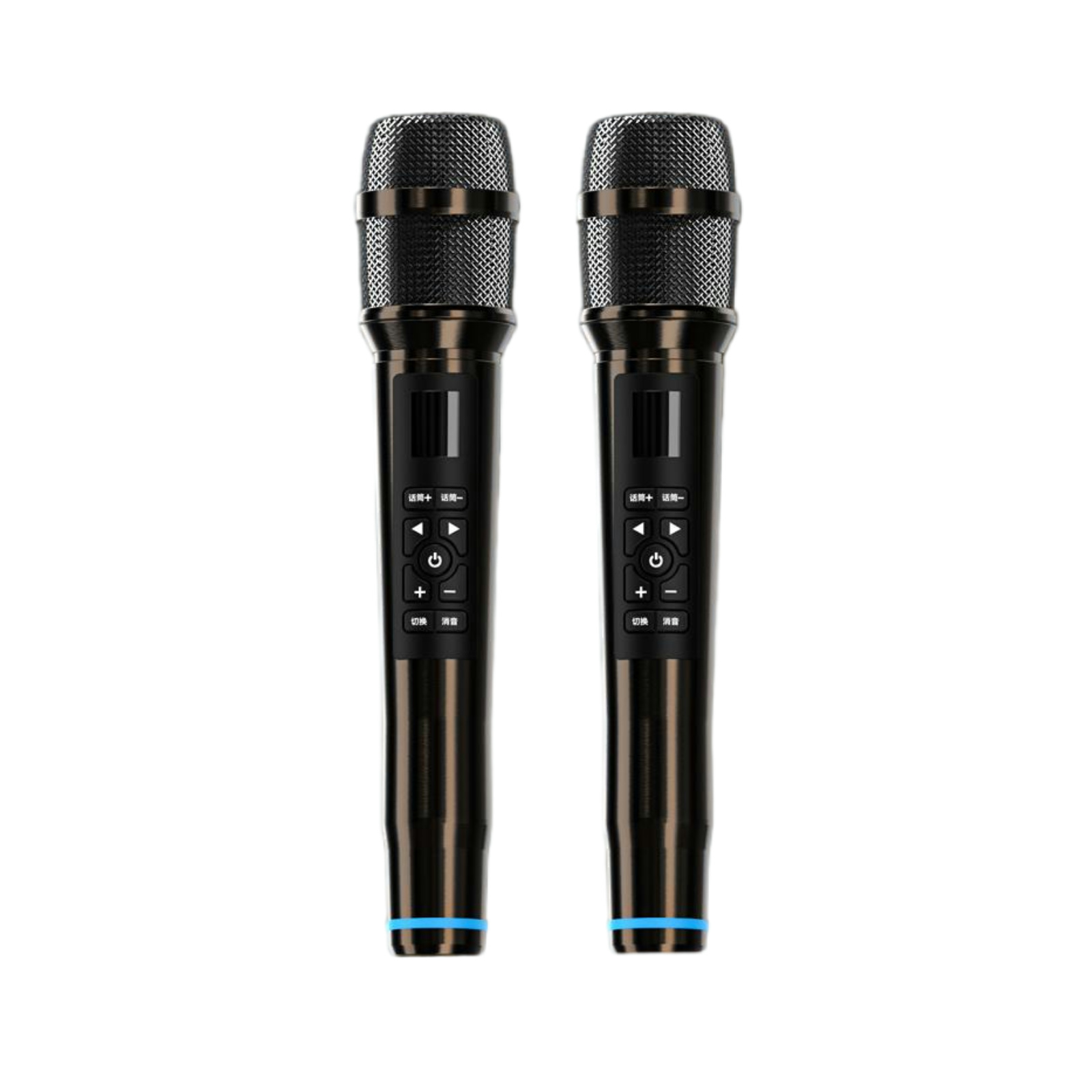 Wireless Dynamic Microphone, Zinc Alloy + Metal Mesh Head, 250x50mm, 3.7V/800mAh Battery, Type-C Charging, >50H Battery Life, U Section Connection, >10M Range, <1% Distortion, 100Hz-10kHz Frequency