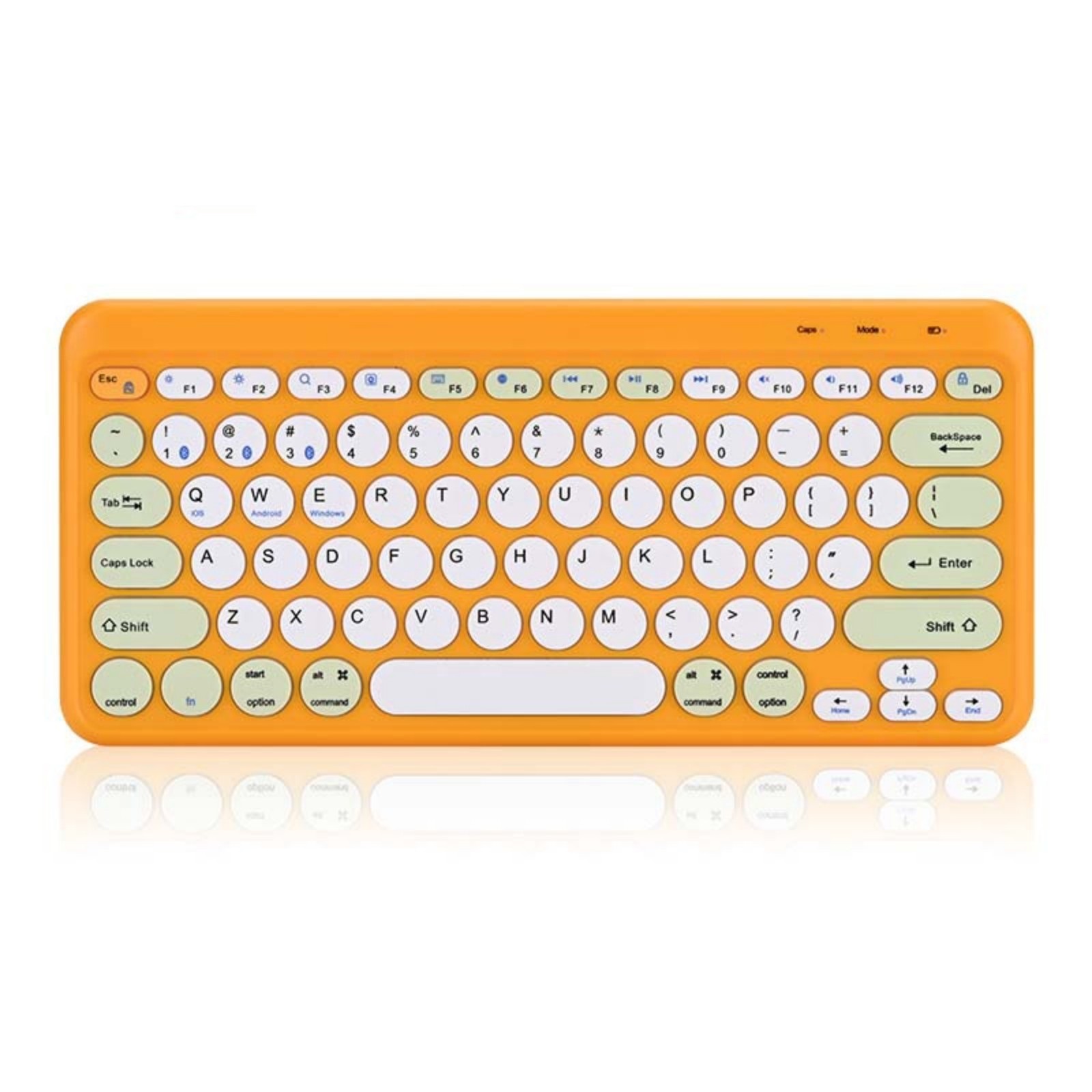 Rechargeable Wireless Keyboard, 87 Keys, Bluetooth 2.4G Dual Mode, Thin & Mute, Scissor Feet, Color Combination, Type-C Charger, 3.7V, 30314021.8mm – Han Tianxia