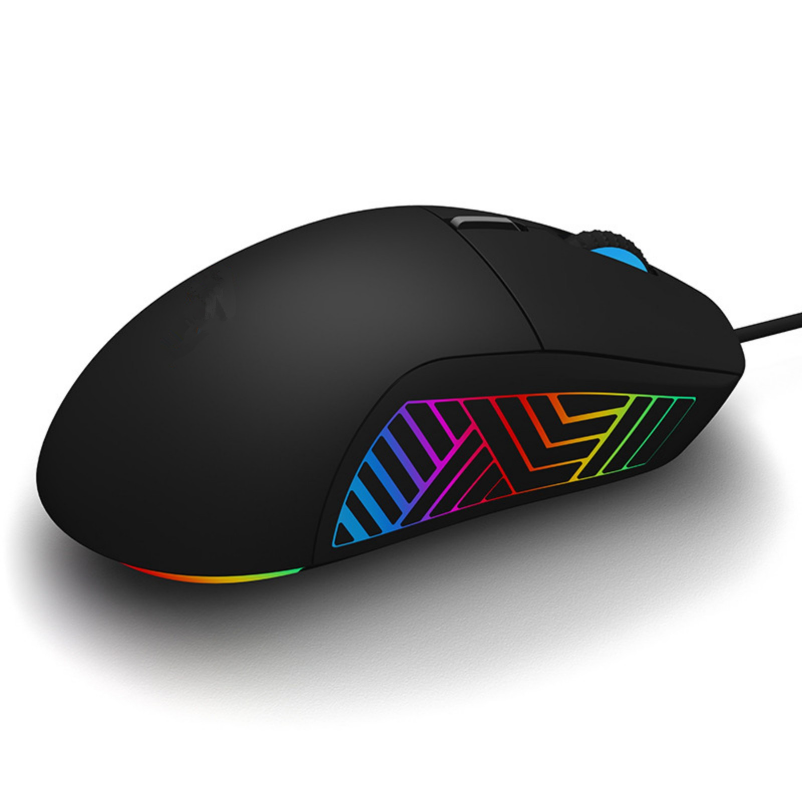 6D Wired & 2.4G Wireless Gaming Mouse, PAW3311 Chip, Adjustable DPI (800/1200/1600/2400/5000/12000), 500mAh Battery, 1000Hz Polling Rate, 1.5m USB Cable, Ergonomic ABS Design for PC & Laptop