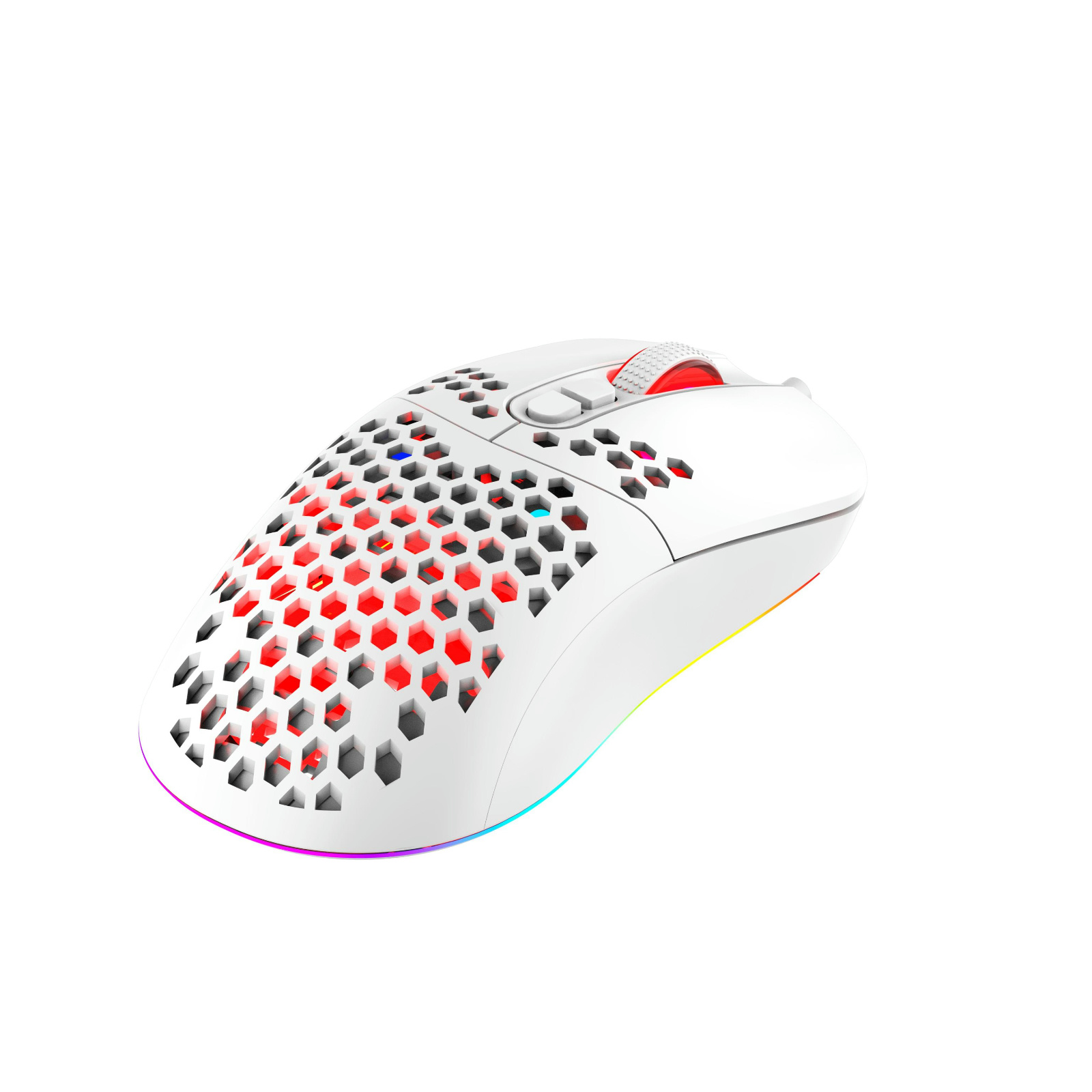 Gaming RGB Luminous 7-Button Wired Mouse, RGB & LOGO Lighting, Adjustable DPI (1600-12800), Macro Definition, Honeycomb Design for Ultimate Precision and Comfort