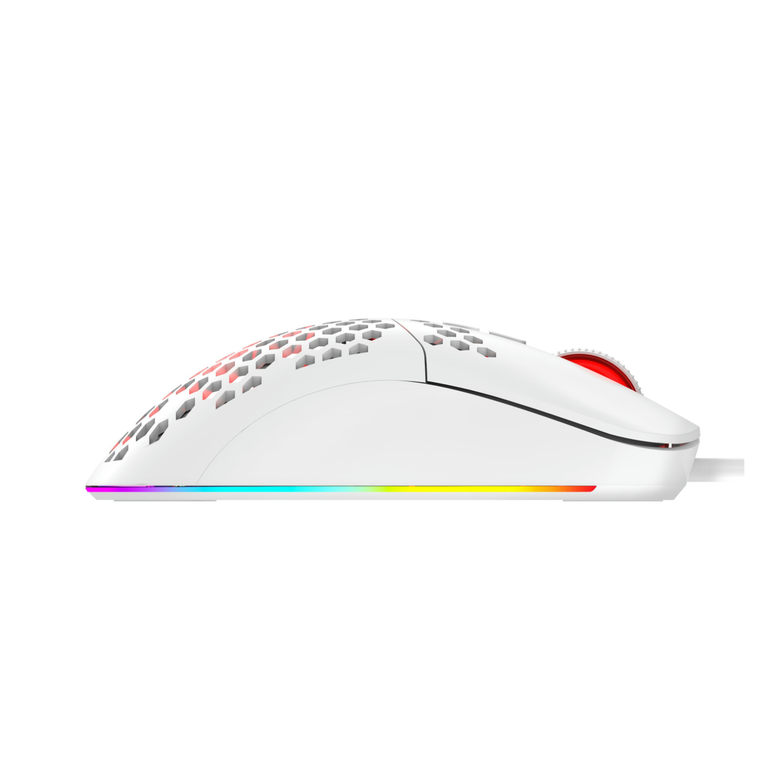 Gaming RGB Luminous 7-Button Wired Mouse, RGB & LOGO Lighting, Adjustable DPI (1600-12800), Macro Definition, Honeycomb Design for Ultimate Precision and Comfort